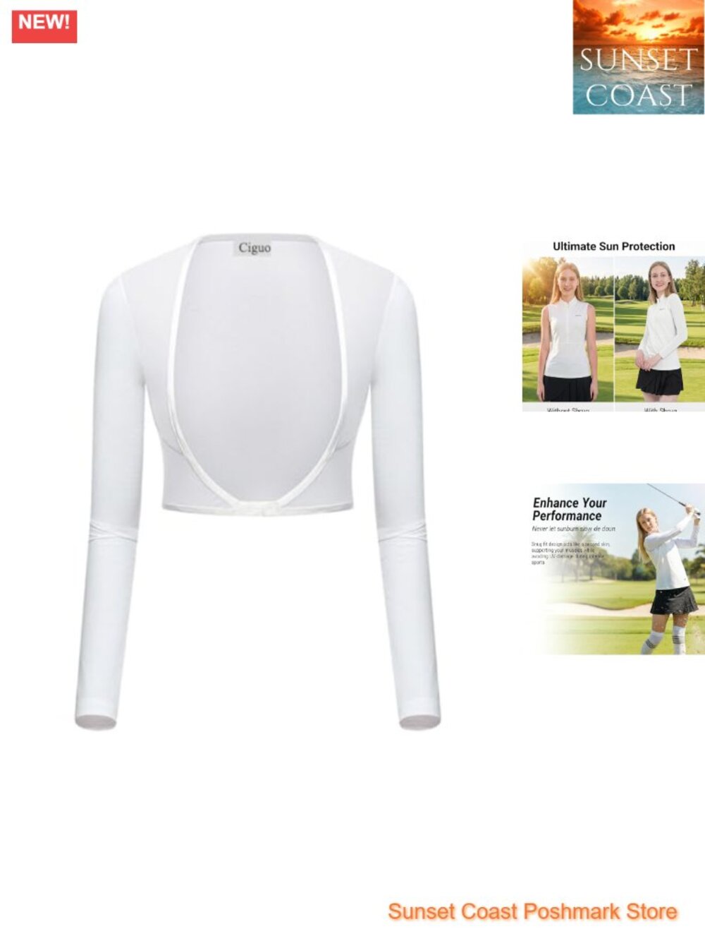 Golf Cooling Shawl Sun Protection Arm Sleeves Women UPF Outdoor